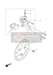 5MEF59190000, Bracket + Pin + Clip(Kit), Yamaha, 1